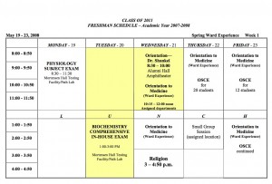 Finals Schedule 3